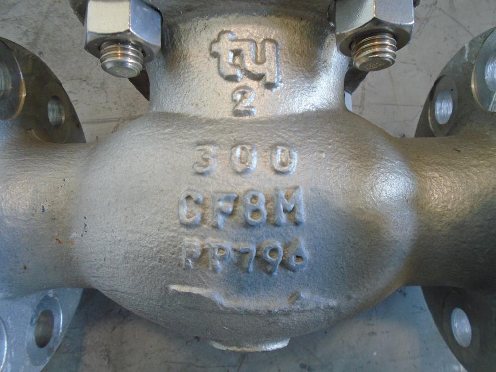 TY 2" 300# CF8M Globe Valve 202RF0912